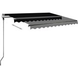  Ročno zložljiva tenda z LED lučkami 350x250 cm antracitna, (20728607) | Shoptok.si