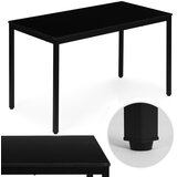Modern Home stol za kuhinju i blagovaonicu za 4–5 osoba / računalni stol 120 × 60 cm, crni | shoptok.hr