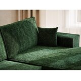 Maison de Rêve Temno zelena raztegljiva/s prostorom za shranjevanje kotna sedežna garnitura iz šenilje (v obliki črke "U") Kyoto – | Shoptok.si