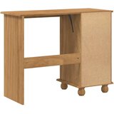  Radni stol ASKIM Smeđa 95 x 40 x 75 cm Čvrsto borovo drvo | shoptok.hr