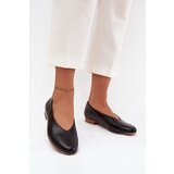 Boto Women's Ballet Flats Made of Eco Leather with Flat Heel Black Olyssia | shoptok.hr
