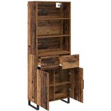 vidaXL Visok predalnik s predalom Star les 69,5 x 34 x 180 cm | Shoptok.si