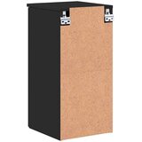 vidaXL Kopalniška omarica Črna 30 x 31,5 x 61 cm Konstruiran les | Shoptok.si