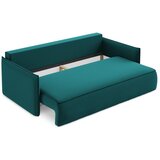 Makamii Tirkizna baršunasti sklopiva/s prostorom za odlaganje sofa 225 cm Hula – | shoptok.hr