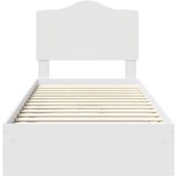 vidaXL krevetna konstrukcija bijelo 90 x 200 cm konstruirano drvo | shoptok.hr