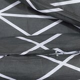  Set posteljine za poplun sivi 155x220 cm pamučni | shoptok.hr