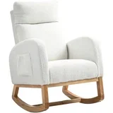 zibajoči stol poliester, pena 70D x 96Š x 107V cm Krem bela, (5000242960)
