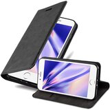 Cadorabo Ohišje, združljivo z Apple iPhone 7 / 7S / 8 / SE 2020 v nočna črna - Zaščitni ovitek z magnetnim zapiranjem, stoječo funkcijo in režo za kartice, (20560548) | Shoptok.si