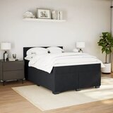  Krevet s oprugama i madracem crni 140x200 cm baršunasti | shoptok.hr