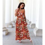 UR/CEO Orange patterned maxi dress Muzio | shoptok.hr