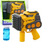 Pištolj za mjehuriće od sapunice sa 56 rupica - buldožer - žuti | shoptok.hr