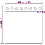  Zavjese za zamračivanje 2 kom. Svjetlosiva 140 x 140 cm Baršun | shoptok.hr