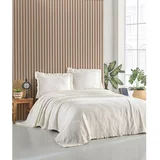Mijolnir Krem set prekrivača i jastučnica za bračni krevet 220x240 cm Ilda -