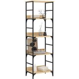  Polica za knjige boja hrasta 50x33x153 cm konstruirano drvo | shoptok.hr