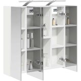  Kopalniška ogledalna omara Bela 70 x 14,5 x 70 cm, (5000232896) | Shoptok.si