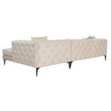 Atelier Del Sofa ugaona garnitura como eco right beige black