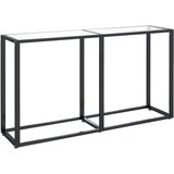 The Living Store Konzolni stol prozirni 140 x 35 x 75,5 cm od kaljenog stakla | shoptok.hr