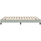  Okvir kreveta bez madraca svijetlo sivi 160x210 cm baršun | shoptok.hr