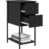  Noćni ormar 2 pcs Crni hrast 32 x 42 x 70 cm Konstruirano drvo | shoptok.hr