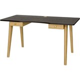 Woodman Radni stol s tamno sivim Nice pločom | shoptok.hr