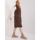 Wool Fashion Italia Vest-AT-KZ-2368-1.07-brown | shoptok.hr