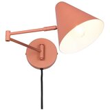  Narančasta zidna lampa sa savitljivom konstrukcijom s utikačem ø 15 cm Cosima – | shoptok.hr
