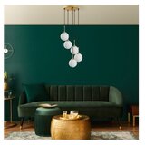 Opviq Luster Orbital-15-14017, 40x40x115cm, IP20, zlatno-bijele boje | Eponuda.ba