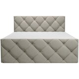 CARRYHOME POSTELJA Z VZMETNICO 200 cm x 200 cm , tekstil sivobež | Shoptok.si