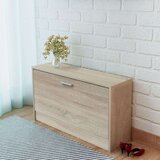  Klupa za Pohranu Obuće Hrast 80x24x45 cm | shoptok.hr