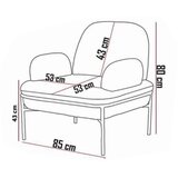 Atelier Del Sofa fotelja aster grey | Eponuda.com