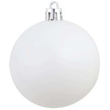 vidaXL Božično novoletne kroglice 100 kosov 3/4/6 cm bele/sive | Shoptok.si
