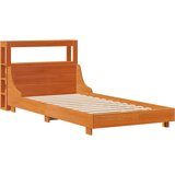 vidaXL Okvir kreveta bez madraca voštano smeđi 75 x 190 cm od borovine Cijene