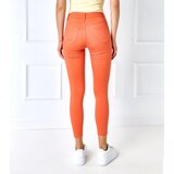 Gemre Orange fabric skinny pants Bocage Cene
