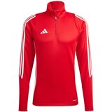 Adidas Sportska sweater majica 'Tiro 24' crvena / bijela | shoptok.hr