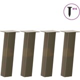  Noge za klubsko mizico 4 kosi naravno jeklo 42 cm jeklo | Shoptok.si