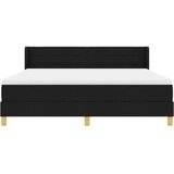 Box spring krevet s madracem Crna 200 x 180 cm Poliester | shoptok.hr