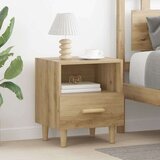 vidaXL Nočna omarica artisan hrast 40 x 35 x 47.5 cm Konstruiran les | Shoptok.si