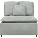  Modularni Sofa Centralni Modul s Jastucima Svijetlosivi 100 cm | Eponuda.com