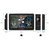  ELDONEX EWS-1010-BK - Meteostanica sa LCD displejem 2xAAA crna | Eponuda.com