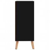  Komoda visoki sjaj crna 60 x 30 x 72 cm od konstruiranog drva | shoptok.hr