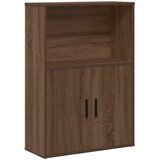 Maison Chic Knjižna omara - Knjižni regal rjavi hrast 60x24x85 cm inženirski les, (21724890) Cene