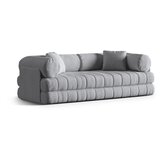 Cosmopolitan Design Svetlo siva raztegljiva sedežna garnitura iz tkanine bouclé 206 cm Kemi – | Shoptok.si