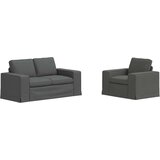  Set sofe 2 pcs Tamno siva 162 x 80 x 82 cm tkanina | shoptok.hr