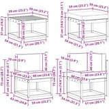  Set vanjskih sofa s jastukom 8 pcs Bijela i bež Poliester | shoptok.hr