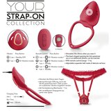 You2Toys nosivi vibrirajući stimulátor klitorisa (crveni) | shoptok.hr