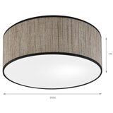  plafonsko svetlo sirja 2xE27/15W/230V ø 35 cm braon | Eponuda.com