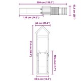  Vanjski set za igru od masivne borovine | shoptok.hr