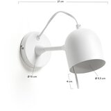 Kave Home Bela stenska svetilka Lucilla – | Shoptok.si