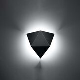  Stenska svetilka SOLIDO črna, (21347328) | Shoptok.si