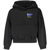 Nike Dječja Crna Majica s Kapuljačom na Patentni Zatvarač | shoptok.hr